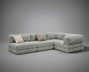 Atelier Del Sofa Kanyon - Sofá-Cama Esquinero Gris Claro